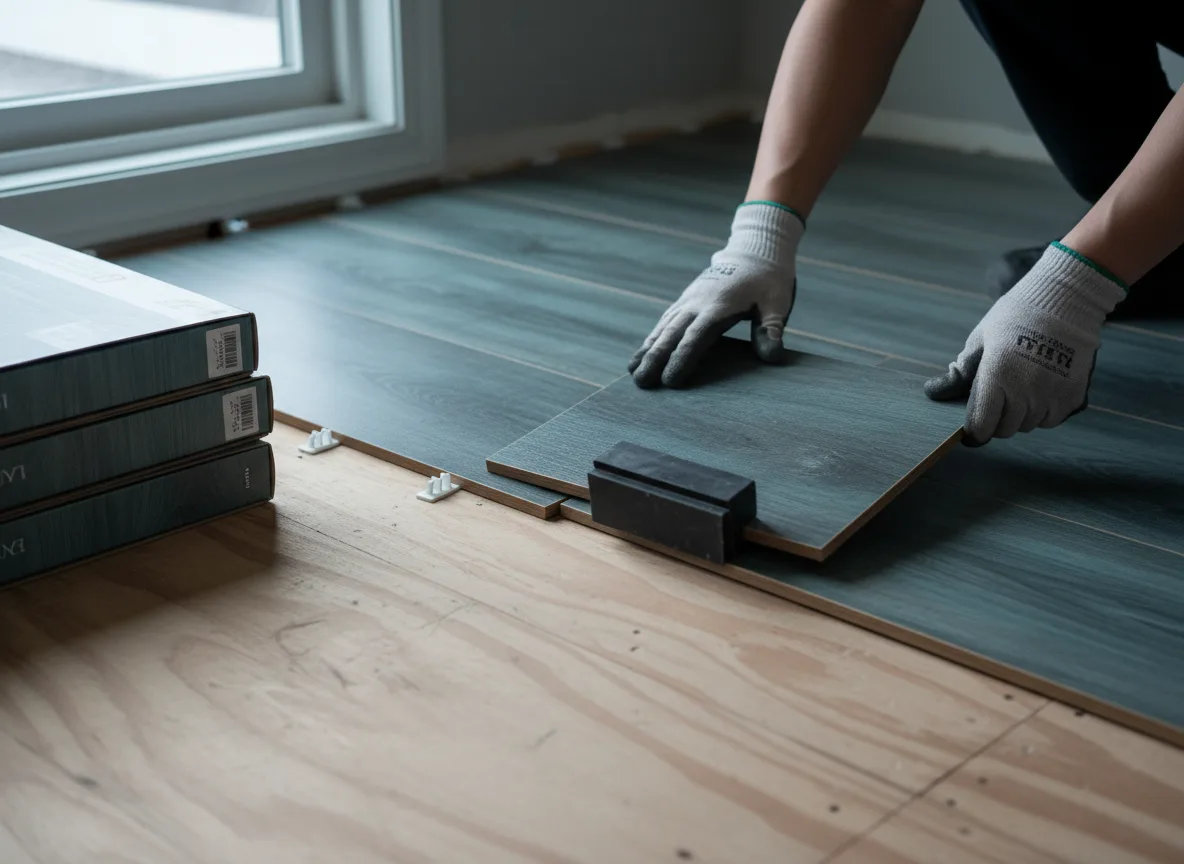 Luxury Vinyl Plank Installation company in Dahlen, ND